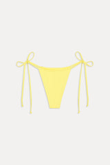 Tia Skimpy String Bikini Bottom - Yellow Iris