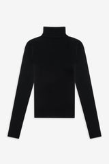 Milo Knit Turtleneck Sweater - Black