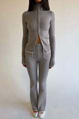 Camden Knit Pants - Rain Cloud